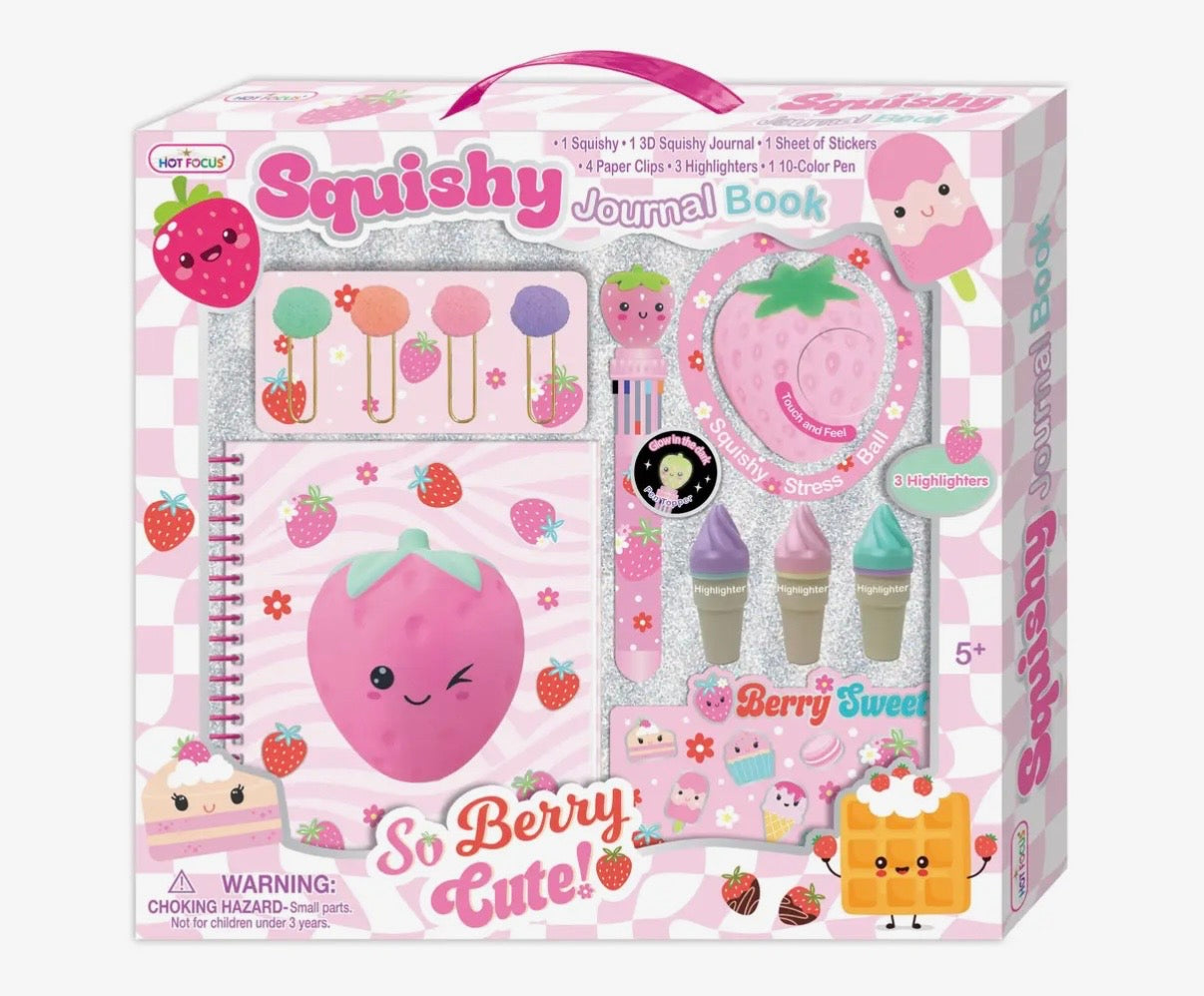 Berry Squishy Journal Book Set